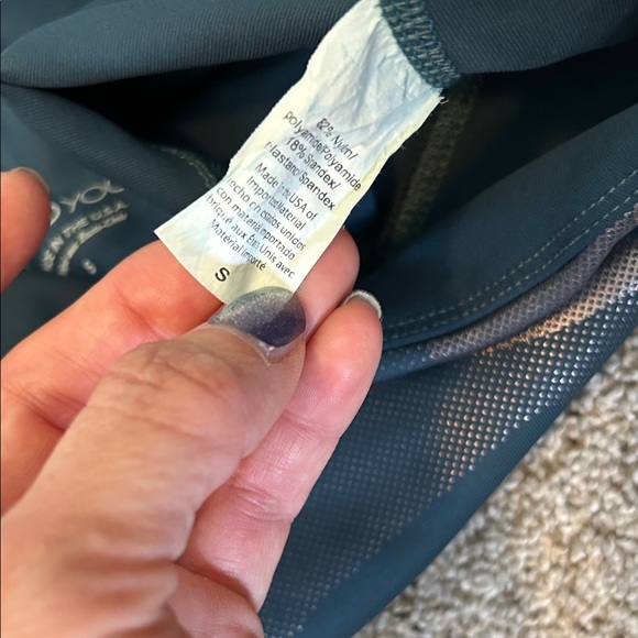 Beyond Yoga High-Waist metallic Camo Print Leggings - Deep Teal rose gold small - Picture 5 of 5